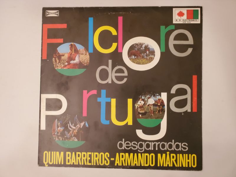 Quim Barreiros - Armando Marinho Folclore de Portugal desgarradas vinyl record